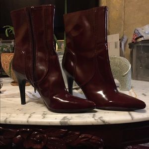 NINE WEST LEATHER BOOTS